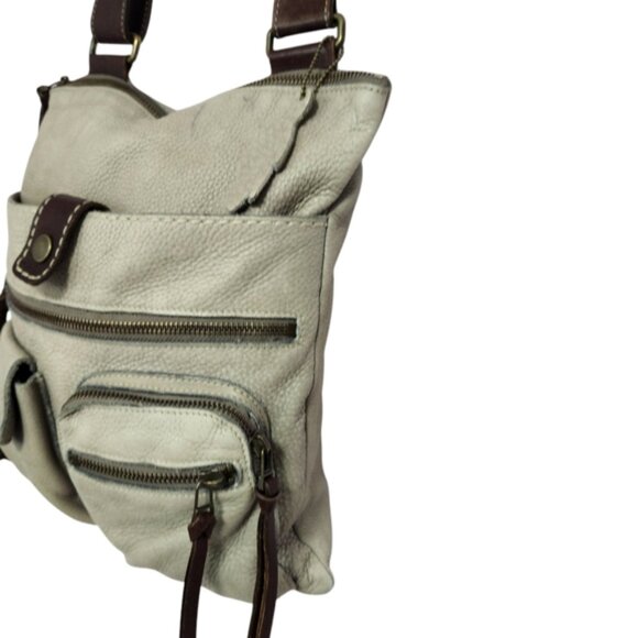 Stylish Roots Crossbody Bag with Brown Strap - Picture 3 of 13